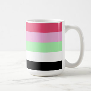 Recipromantiska Prideflagga Kaffemugg