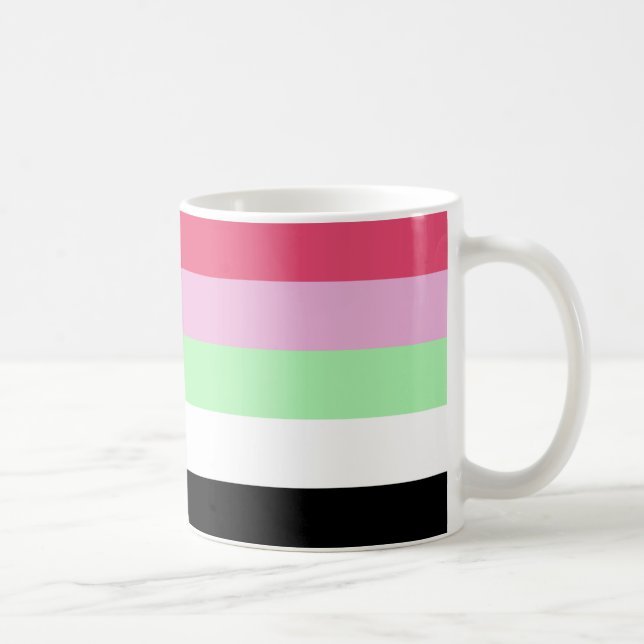 Recipromantiska stolthetsflagga kaffemugg (Höger)