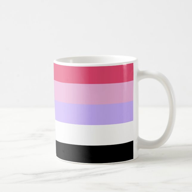 Reciprosexual Pride Flagga Kaffemugg (Höger)