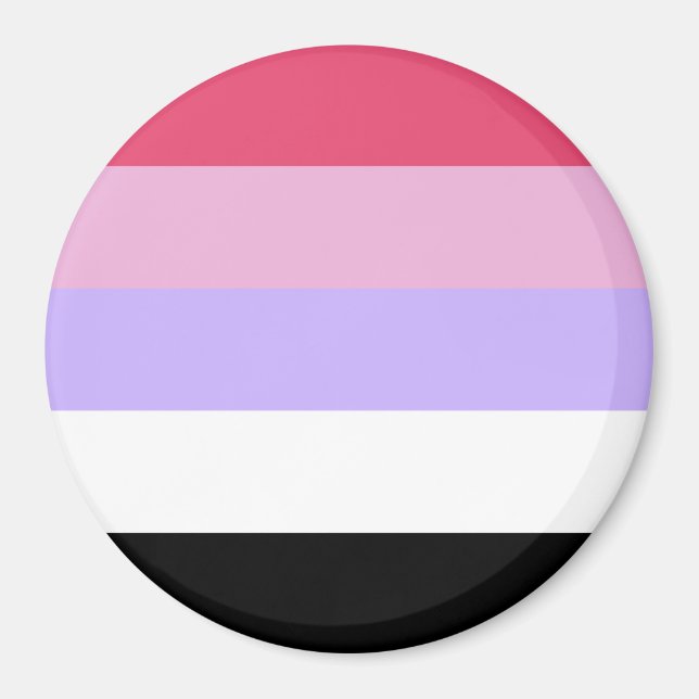 Reciprosexuell Pride Flagga Magnet (Framsidan)