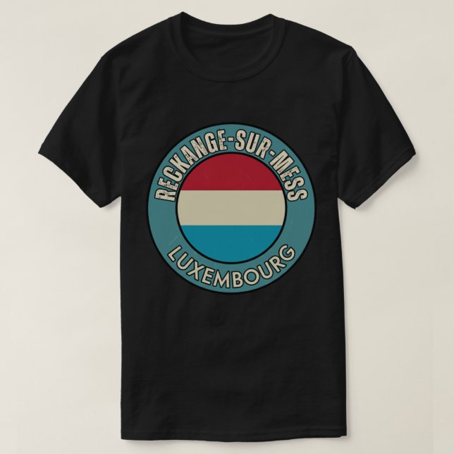 Reckange-sur-Mess, Luxemburg T Shirt (Design framsida)