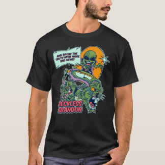 Reckless Abandon – Punk Kaos Monster Kanin Utlänni T Shirt
