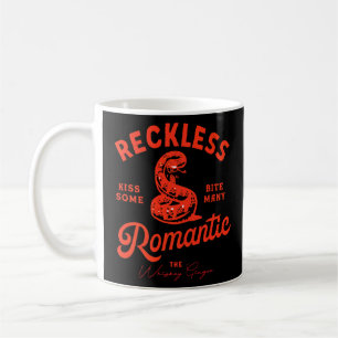 Reckless Romantic Kiss some Bita Many Coola Red Rå Kaffemugg