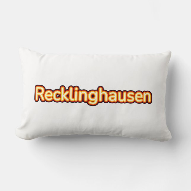 Recklinghausen Deutschland Tyskland Lumbarkudde (Framsida)
