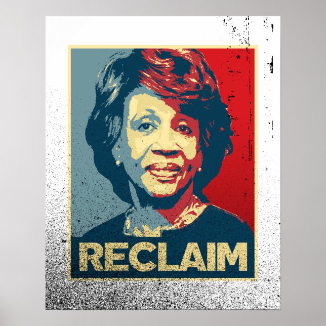 RECLAIM - Maxine Vatten Propaganda Poster — (Framsidan)