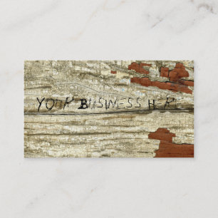 Reclated Barn Wood Struktur Peeling Paint Shabby Visitkort
