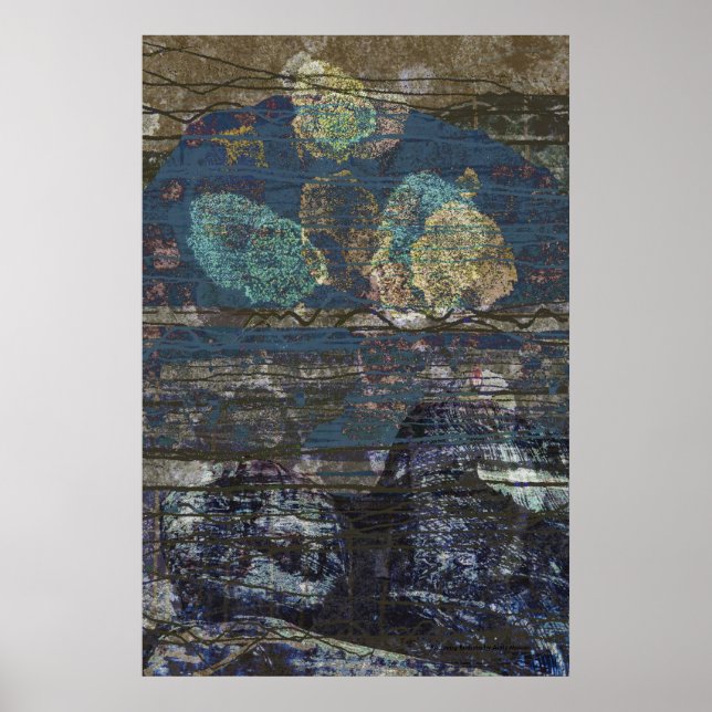 "Reclining Buddha" Canvas Poster (Framsidan)