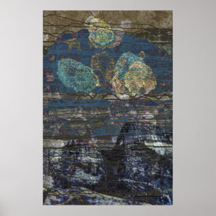 "Reclining Buddha" kanfas Poster