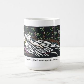 Reclining kvinnamugg av Ken Swanson Kaffemugg