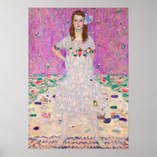 Reclored Klimt Mada Primavesi Porträtt Artwork Poster