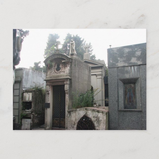 Recoleta Cemetery, Buenos Aires, Argentina Vykort (Framsida)