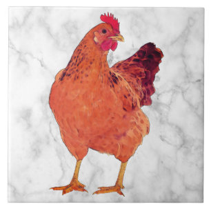 Recoleta Chicken L. - Stor keramik Kakelplatta