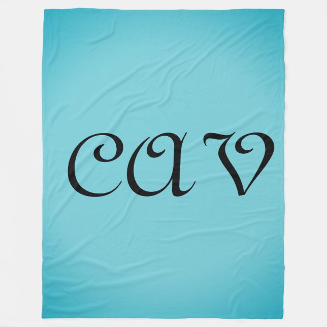 Recoleta Cornblomma Blue Fleecefilt (Framsidan)