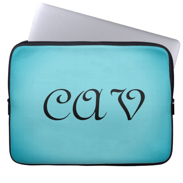 Recoleta Cornblomma Blue Laptop Fodral (Framsidan)