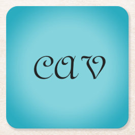 Recoleta Cornblomma Blue Underlägg Papper Kvadrat