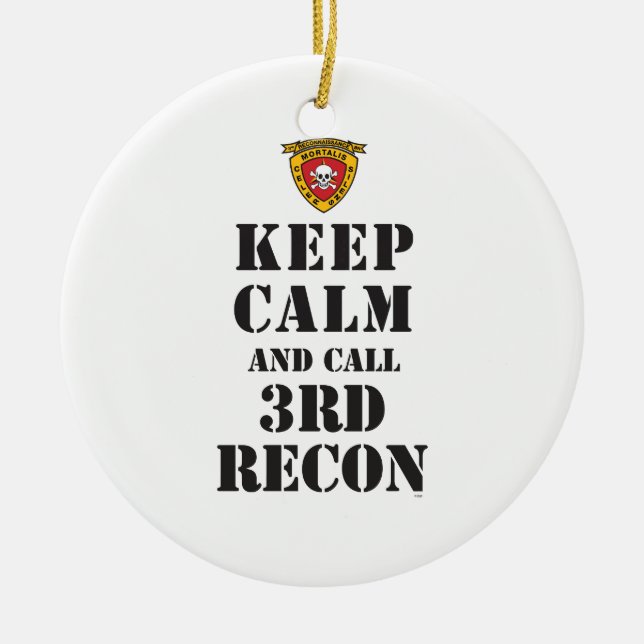 RECON BEHÅLLALUGN OCH APPELL 3RD JULGRANSPRYDNAD KERAMIK (Framsidan)