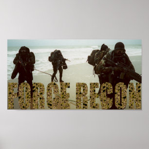 Recon marin- styrka poster