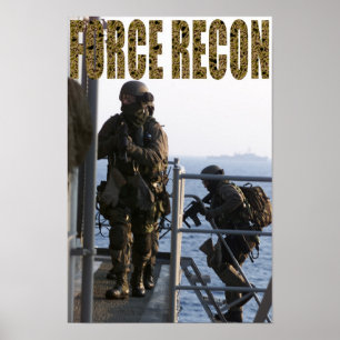 Recon marin- styrka poster