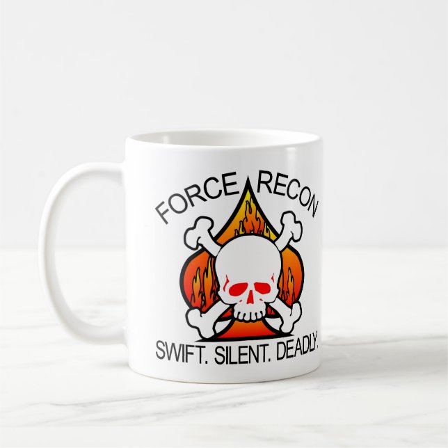 Recon skalle för styrka kaffemugg (Vänster)