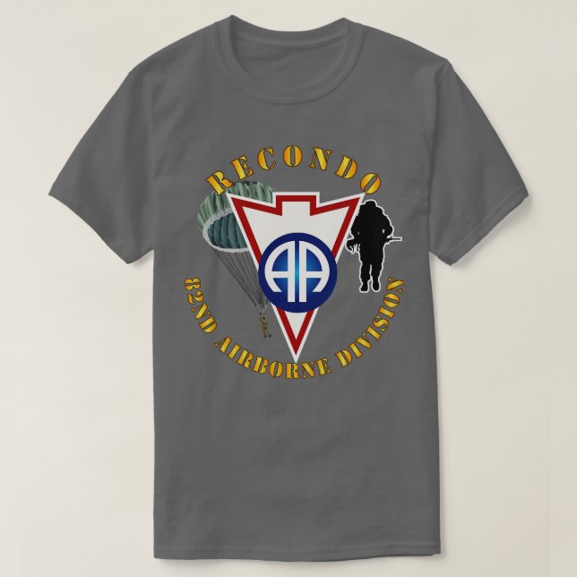 Recondo Para 82AD två DS T Shirt (Design framsida)