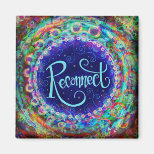 "Reconnect" EN ORD-inspirivitet Magnet