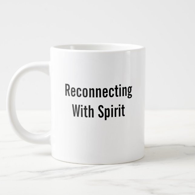 Reconnecting With Spirit Jumbo Mugg (Vänster)