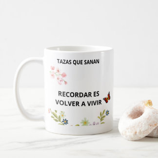 Recordar Es Vivir Taza Nostálgica frase Kaffemugg