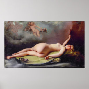 Recording Beauty av Luis Ricardo Falero Poster