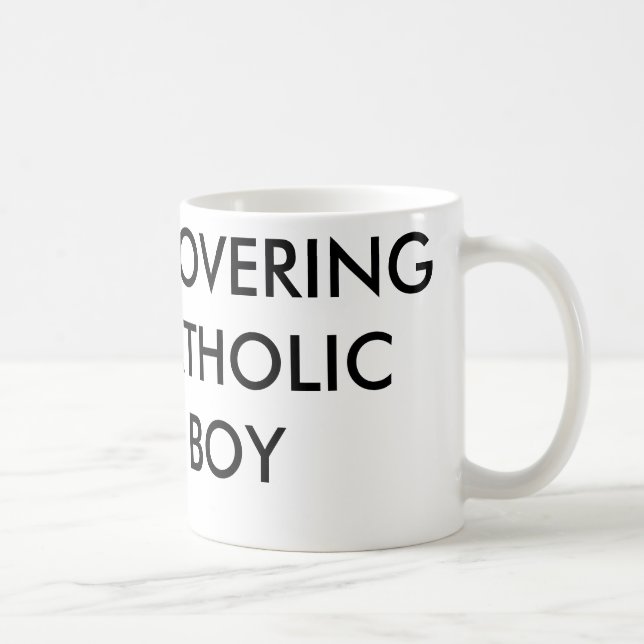RECOVERINGCATHOLICBOY SIST RITESKOPP KAFFEMUGG (Höger)
