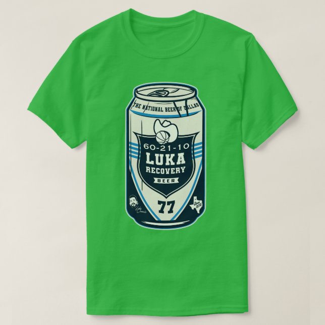 Recovery Beer kan Luka Doncic 602110 T Shirt (Design framsida)