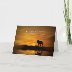 Recovery Encouragement Horse and Laz Tao Kort