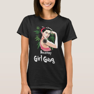 Recovery Girl Gang Narcotics Anonymous T Shirt
