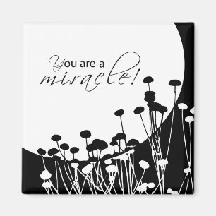 Recovery Miracle, Black and White Magnet