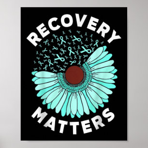 Recovery S Alcohol Drug Awareness Addence Ribbon Poster