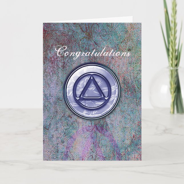 Recovery Sobriant Sober Grattiss Card Kort (Framsida)