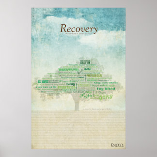 Recovery Träd Poster