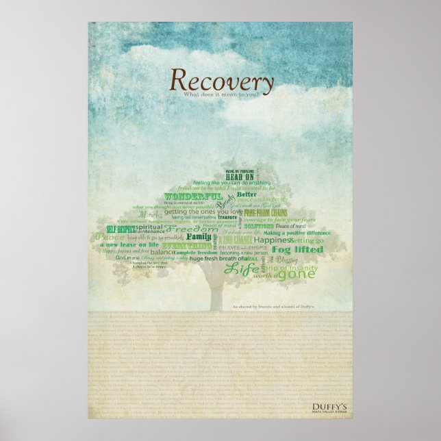 Recovery Träd Poster (Framsidan)