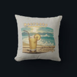Recreate, Indulge: Sunshine, Sea & Lemonade Bliss Kudde<br><div class="desc">Den här brinnande designen fångar en strandscen som dränktes i sol,  en kyld citonad på ett bord,  gyllene solljus som glättar av turkos vinkar. Den djärva ord "Recreate" och "Indulge" påminner dig om att pausa,  smaka glädje och njuta av livets enkla nöjen. Perfekt för sommarviber och omsorgsfull inspiration.</div>
