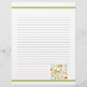 Recro Kitchen Cooking Utensils Recipe Pages