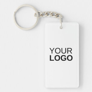 Rectangle Keychain (enkelsidig) Nyckelring