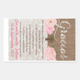 Rectangle Stickers Rektangulärt Klistermärke