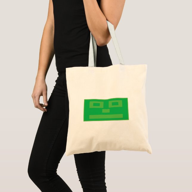 Rectanglely Tote Bag Tygkasse (Framsida (produkt))