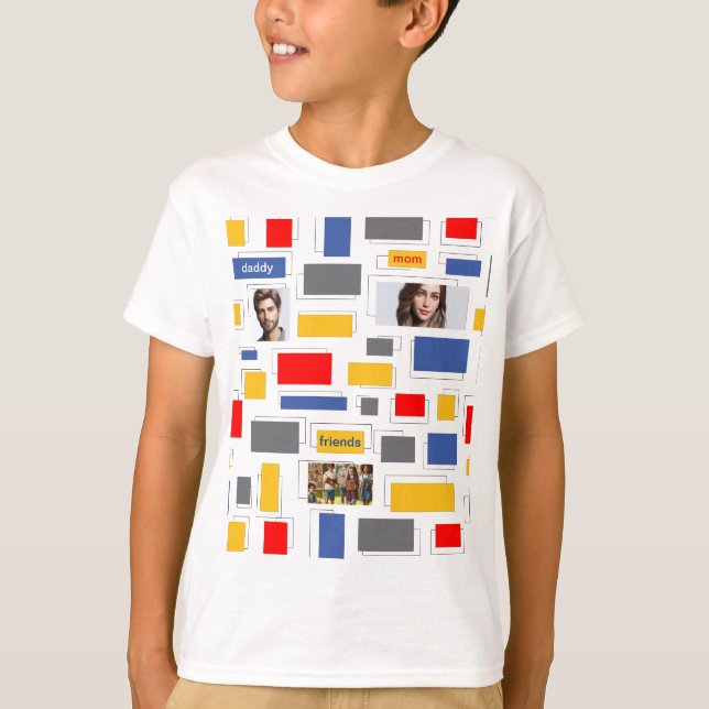 Rectangles T Shirt (Framsida)
