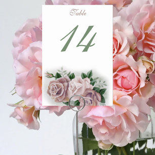 Recue Bridgerton Rosa ros Cameos Bordsnummer