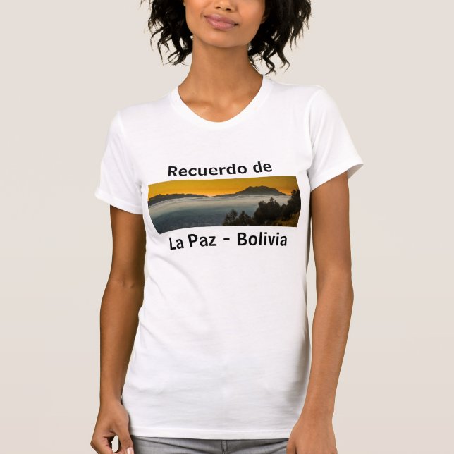 Recuerdo de La Paz T Shirt (Framsida)