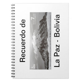 recuerdo de Las Paz Anteckningsbok