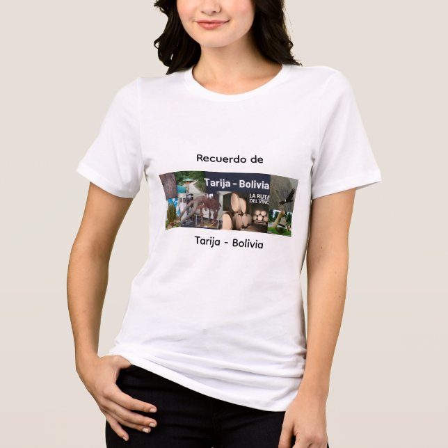 Recuerdo de Tarija Bolivia T Shirt (Framsida)