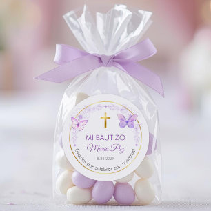 Recuerdos de Bautizo Baptism Christening Favors Runt Klistermärke