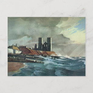 Reculver Torn, Thanet, Kent Vykort