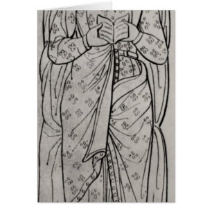 Recumbanten Eleanor av Aquitaine Hälsningskort